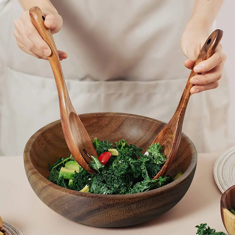 *Acacia Wooden Bowls / Mixing & Serving Dish /Environmentally Friendly