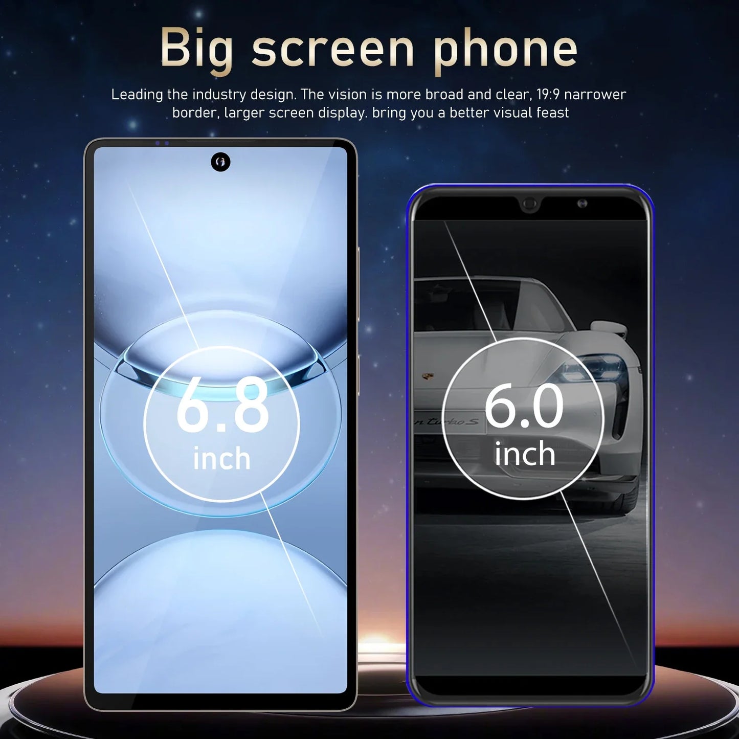 Global Vision S25 Ultra Smartphone - 5G Android / 12 8GB RAM 512GB ROM 6.8"/48 megapixels