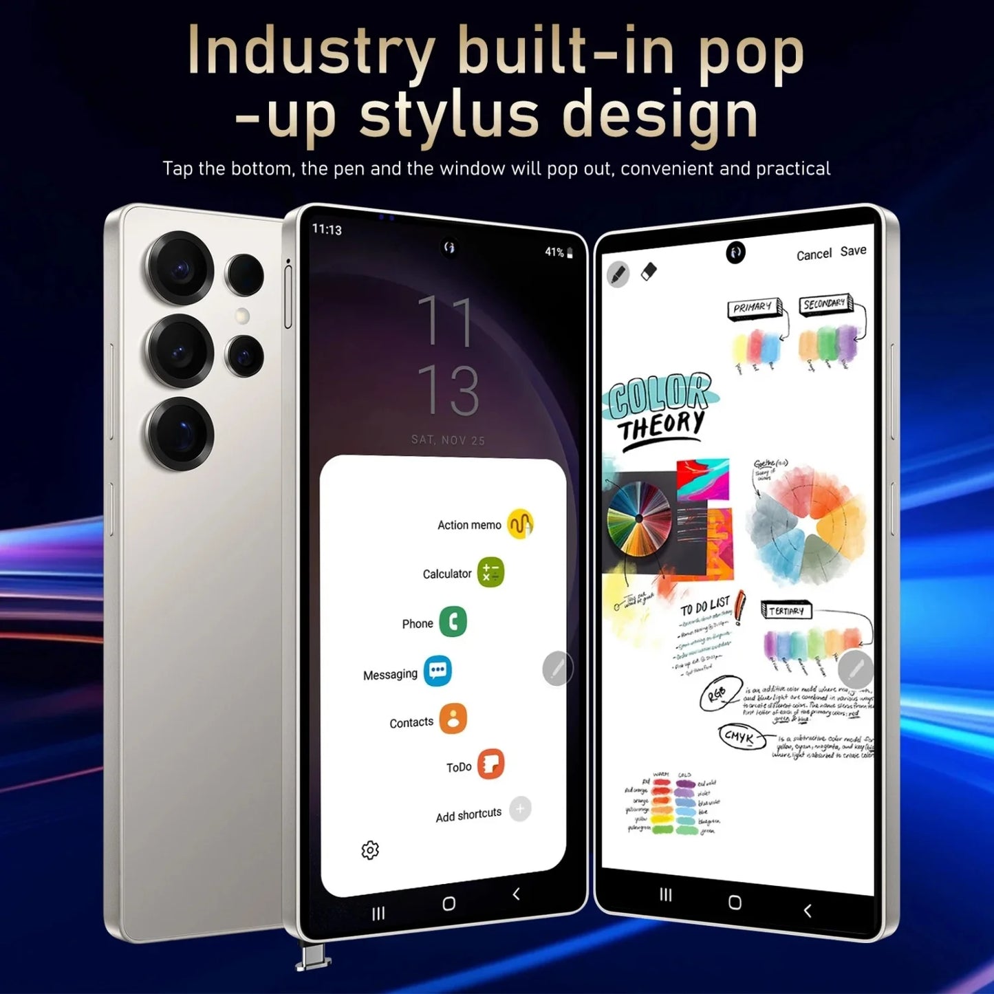 Global Vision S25 Ultra Smartphone - 5G Android / 12 8GB RAM 512GB ROM 6.8"/48 megapixels