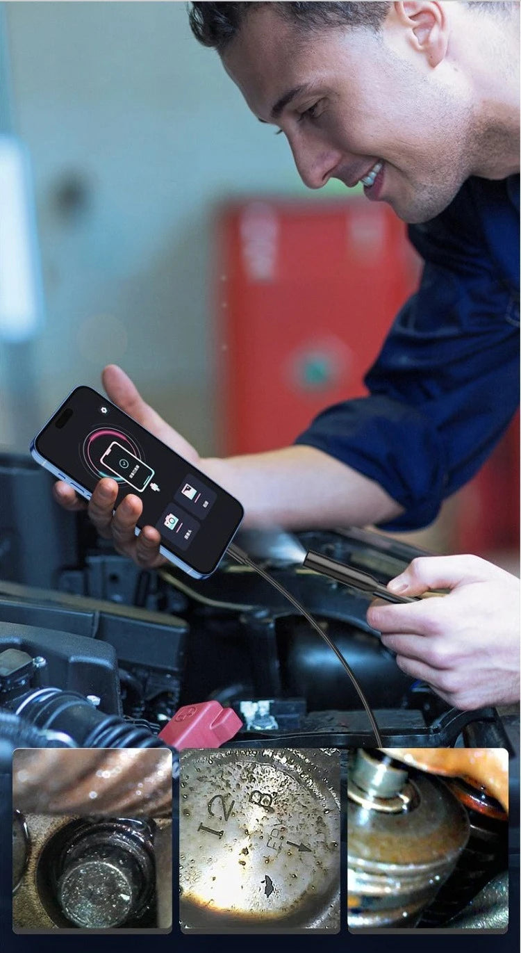 1920p HD Snake Camera – Inspect Pipes, Cars & Tight Spaces (iOS/Android)