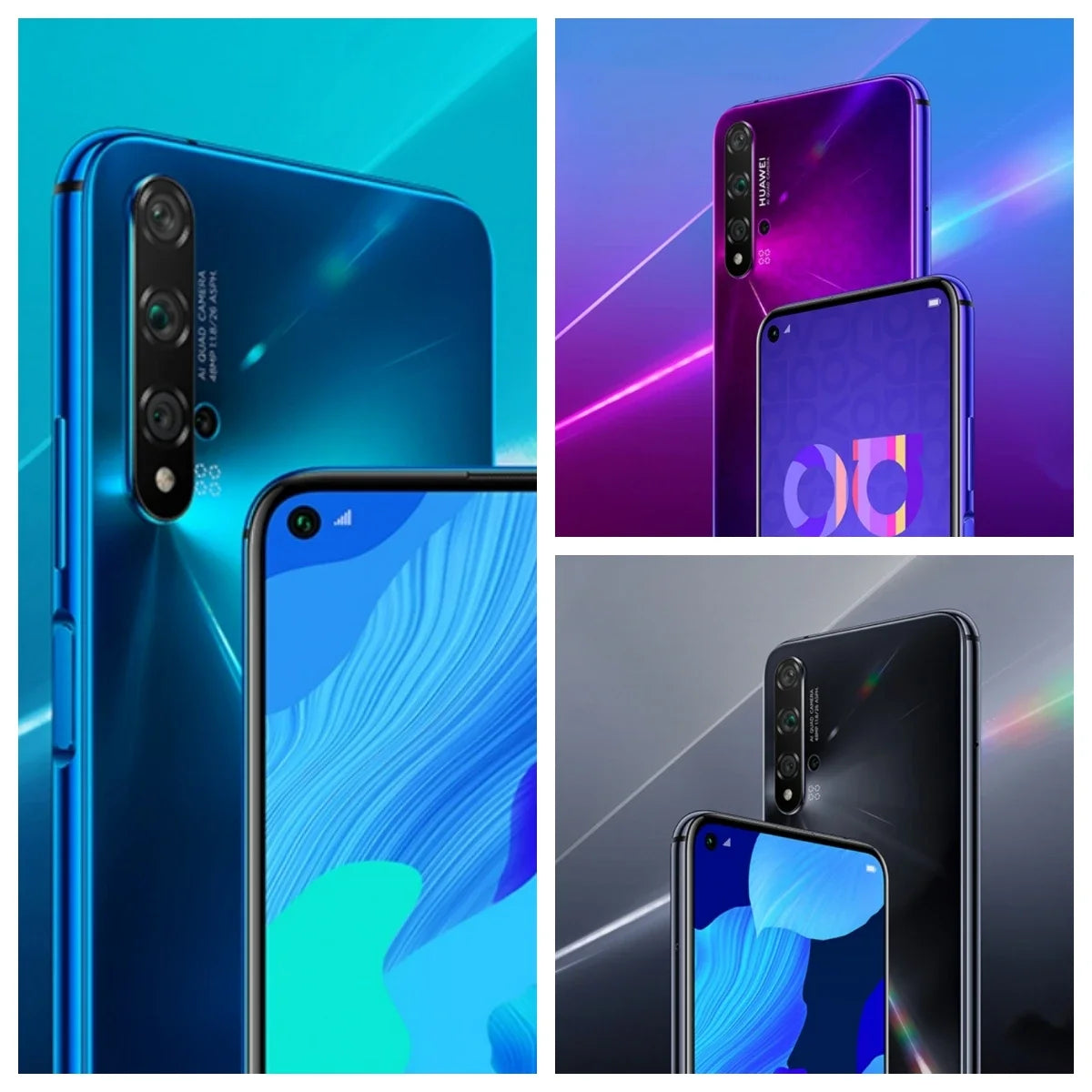 HUAWEI-Nova 5T Smartphone / Android - 6.26" / 128GB & 48MP / Google Play Store / 4G Network