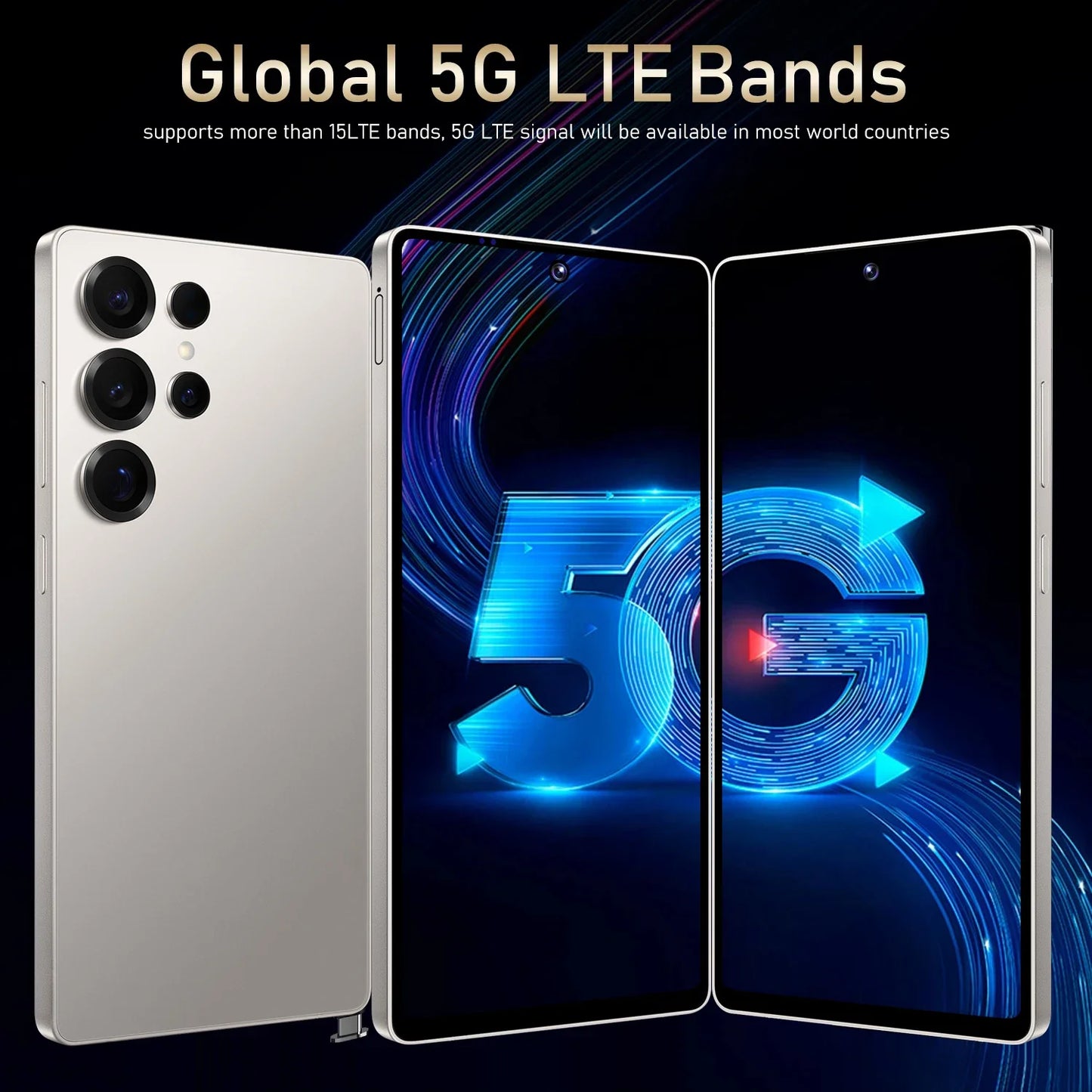 Global Vision S25 Ultra Smartphone - 5G Android / 12 8GB RAM 512GB ROM 6.8"/48 megapixels