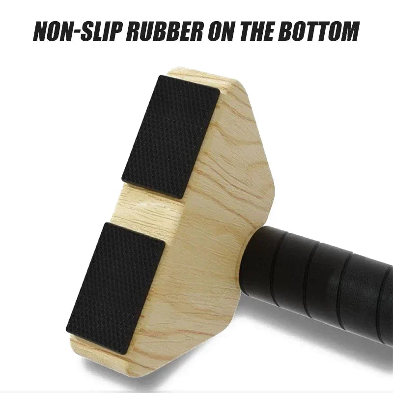 Push Up Russian Stand and Parallel Bars / Inverted Stand / Solid Wood Strength Training Equipment