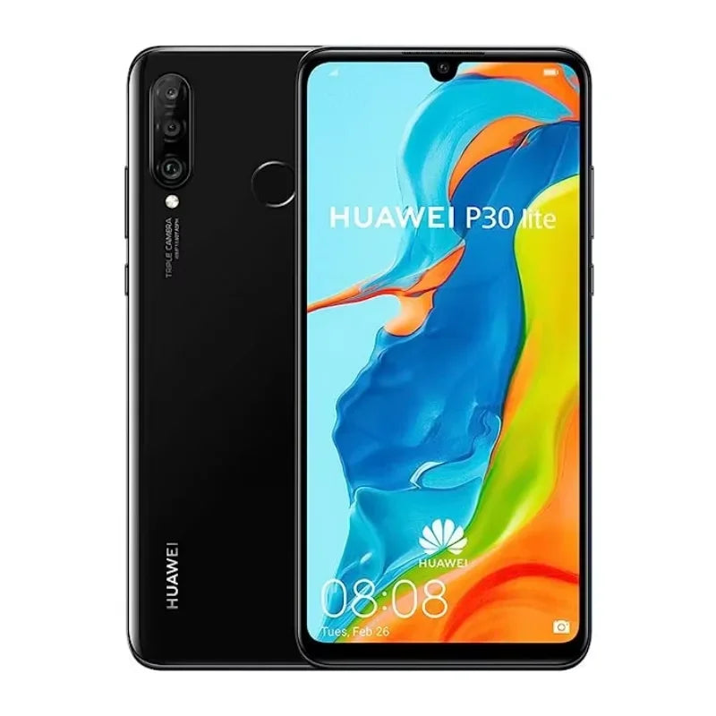HUAWEI P30 Lite Smartphone / Android / 6GB RAM 128G ROM 6.15Inch 1080x2312HD 24+32MP Global Vision 4 / 5G Network
