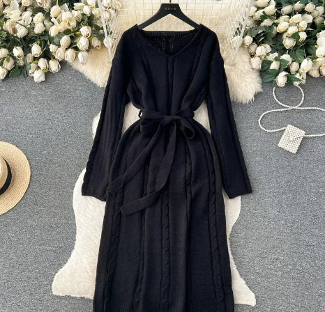 Elegant Knitted Dress for Women