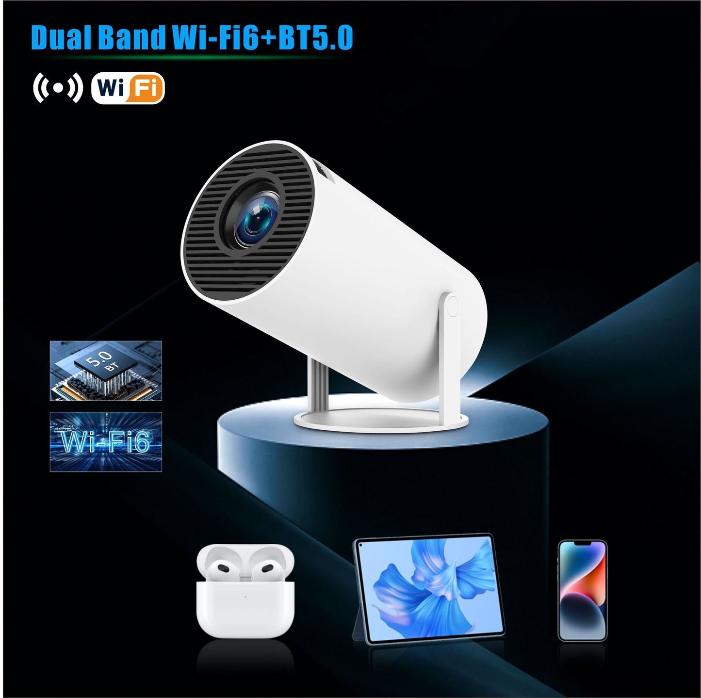 HY300 Pro Projector / Home Theatre Entertainment / Portable