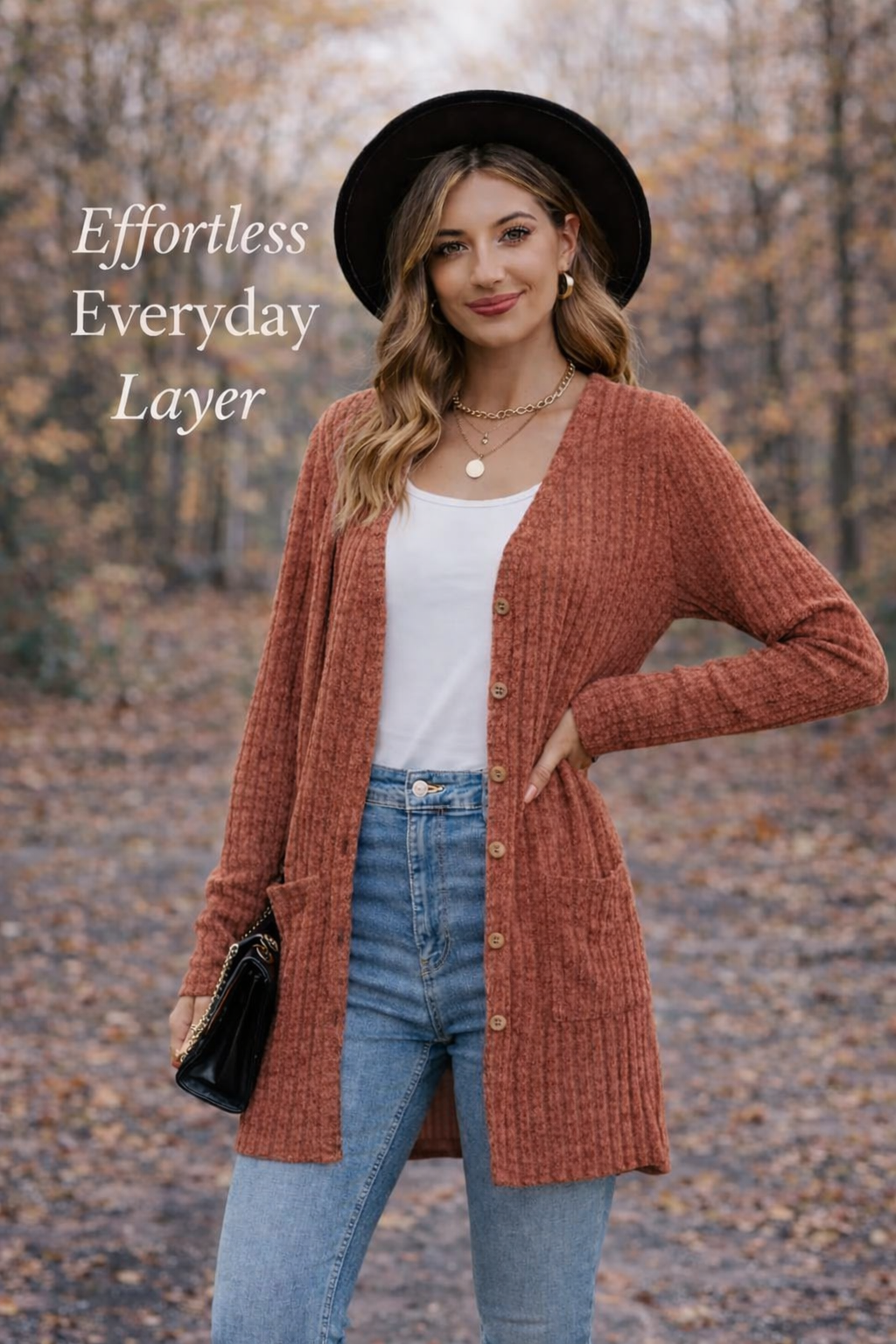 Soft, comfortable knit designed for all-day wear