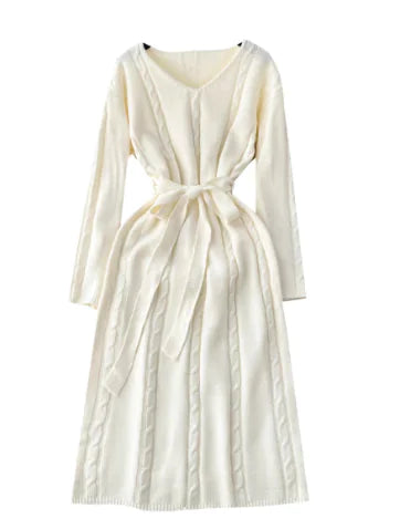 Elegant Knitted Dress for Women