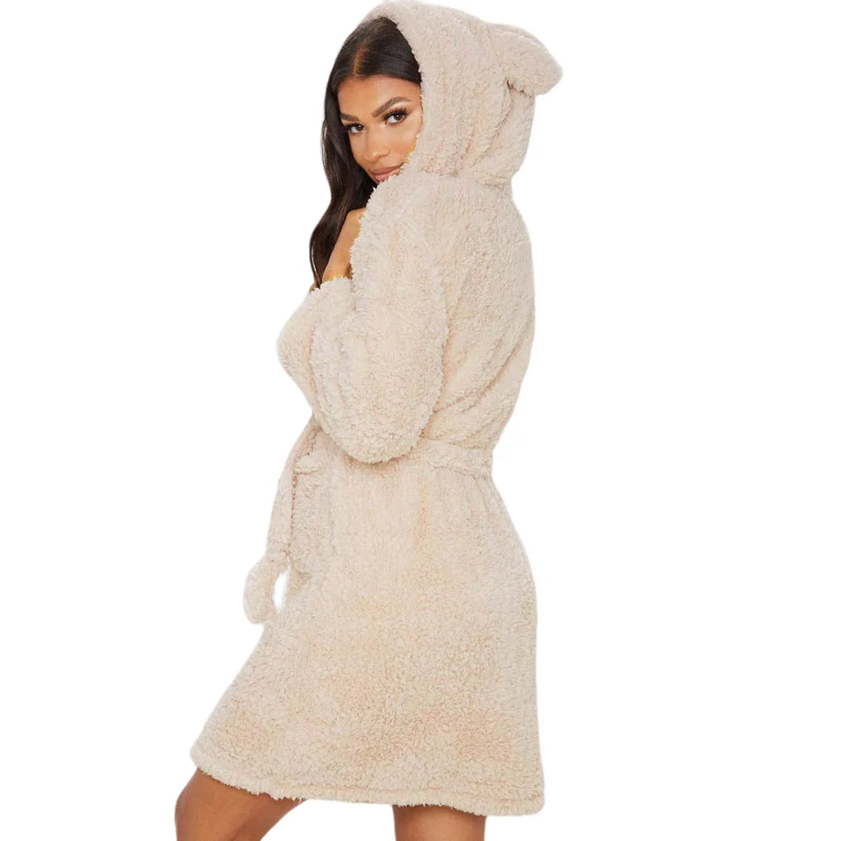 HoneyFur™ Luxury Cute Hooded Plush Robe