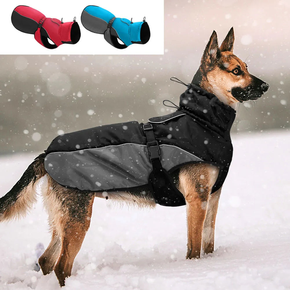 Waterproof Dog Jacket / Warm & Reflective Coat for Medium to Large Breeds