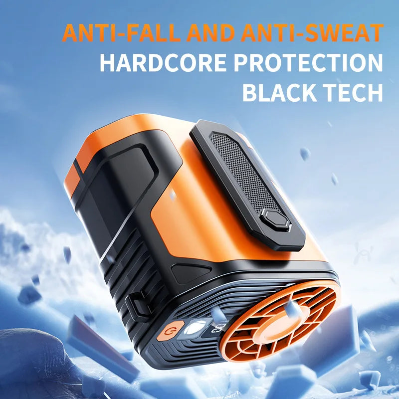 Portable Waist or Neck Hanging Fan / Rechargeable / Indoor & OutdoorUse