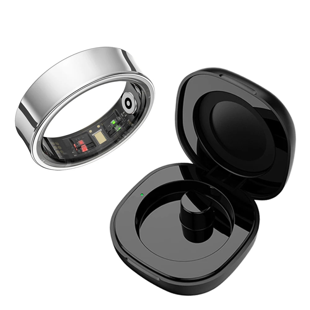 Wear your Health on one finger-track heart rate, sleep, temp and 10 sports, all week on a single charge.