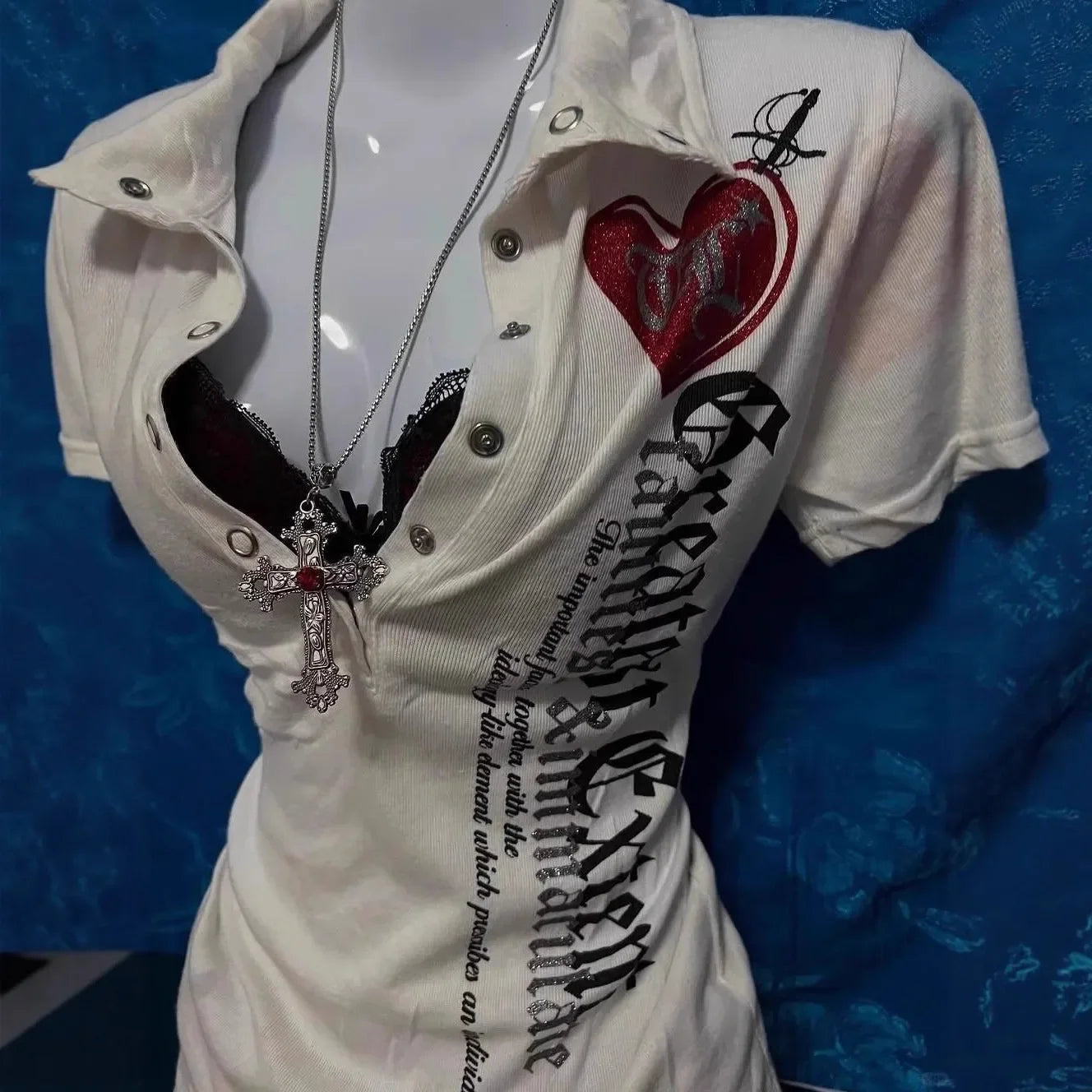 Women’s Summer Slimming Graphic T-Shirt – Hot Girl Print Tee