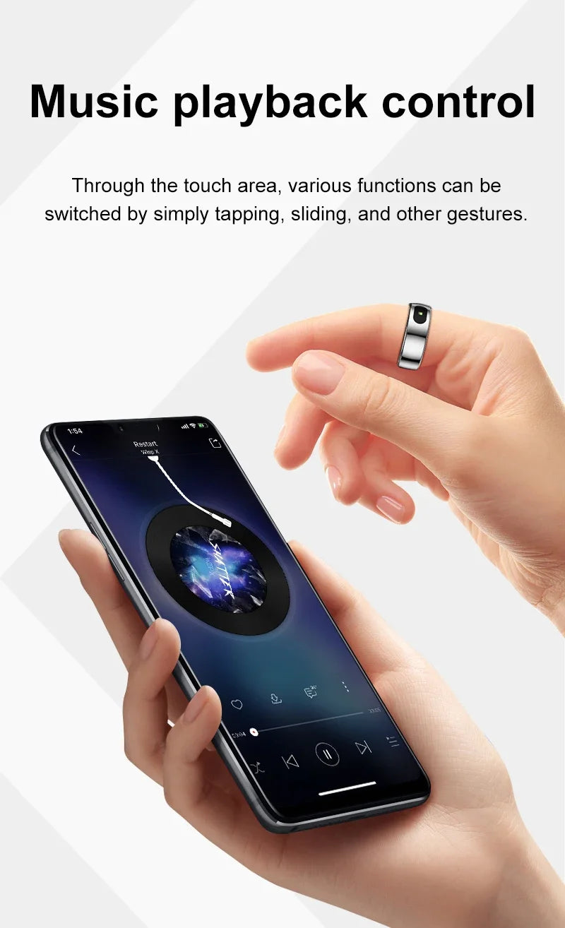 Sleep better, track every step, and stay connected — all from your finger!