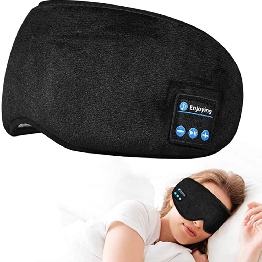 Sleeping Headphones / Eye Mask for Sleep / Bluetooth Headband with Soft Elastic / Comfortable Wireless Music