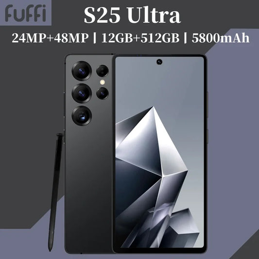 Global Vision S25 Ultra Smartphone - 5G Android / 12 8GB RAM 512GB ROM 6.8"/48 megapixels