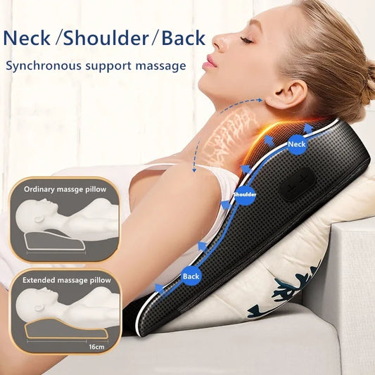 Body Massager with Heat and Vibration / Synchronous Support