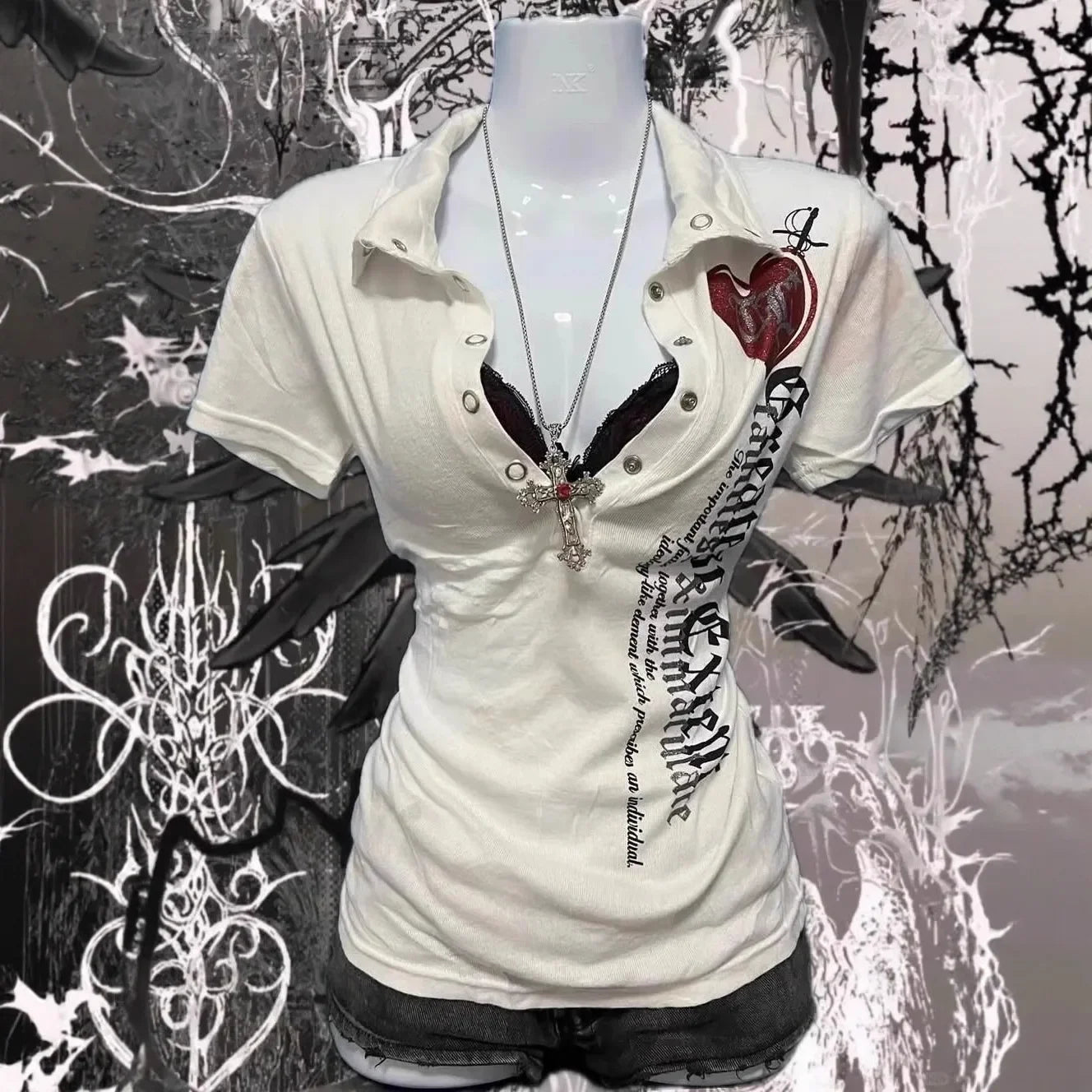 Women’s Summer Slimming Graphic T-Shirt – Hot Girl Print Tee