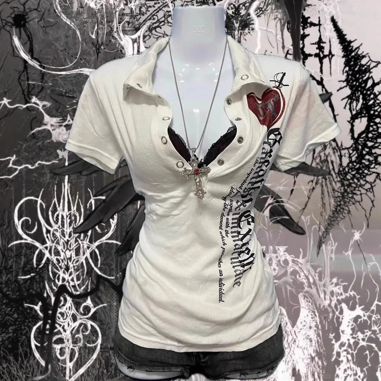 Women’s Summer Slimming Graphic T-Shirt – Hot Girl Print Tee