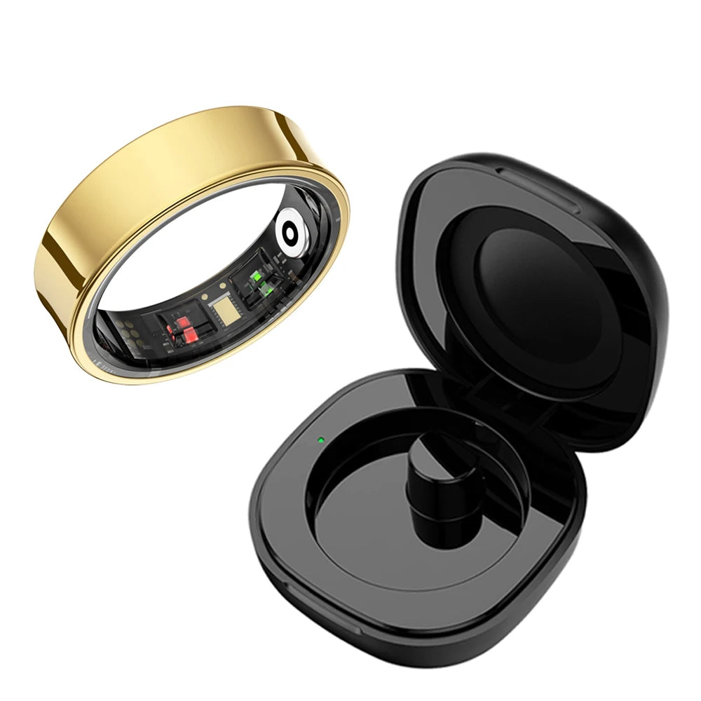 Wear your Health on one finger-track heart rate, sleep, temp and 10 sports, all week on a single charge.