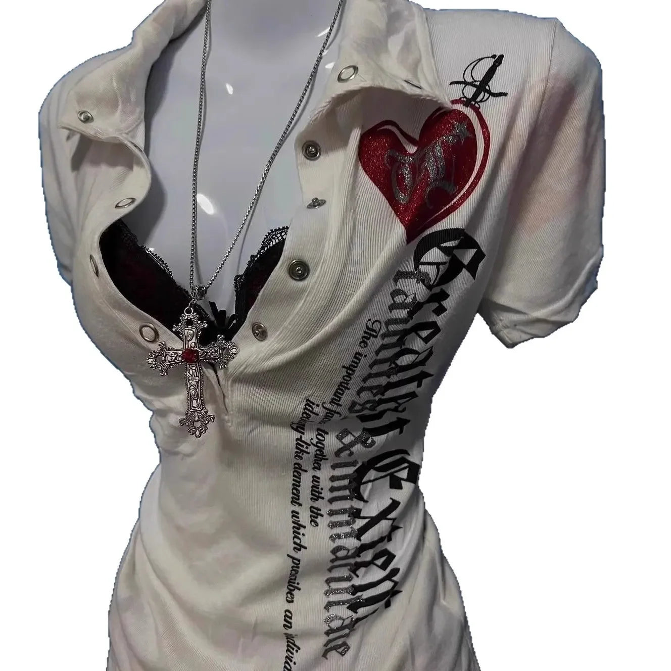 Women’s Summer Slimming Graphic T-Shirt – Hot Girl Print Tee