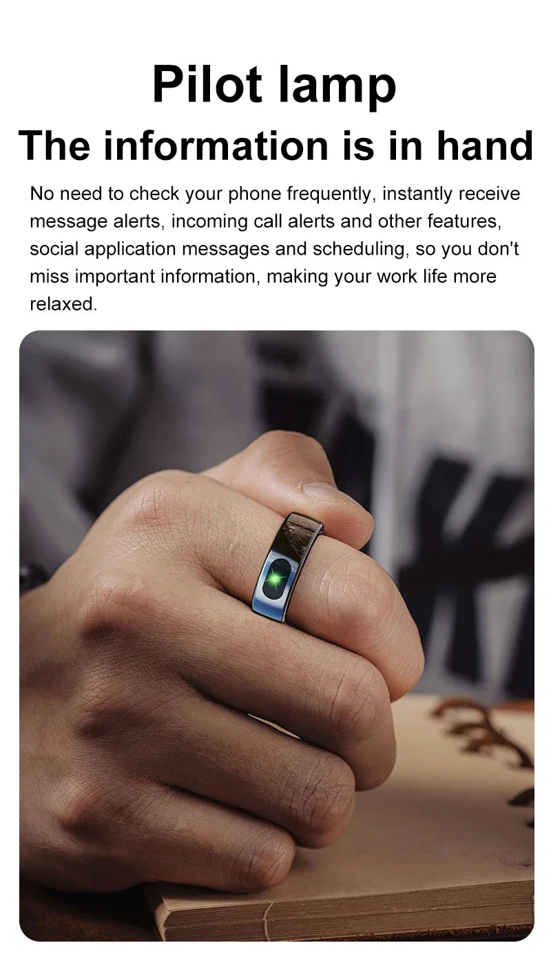 Sleep better, track every step, and stay connected — all from your finger!
