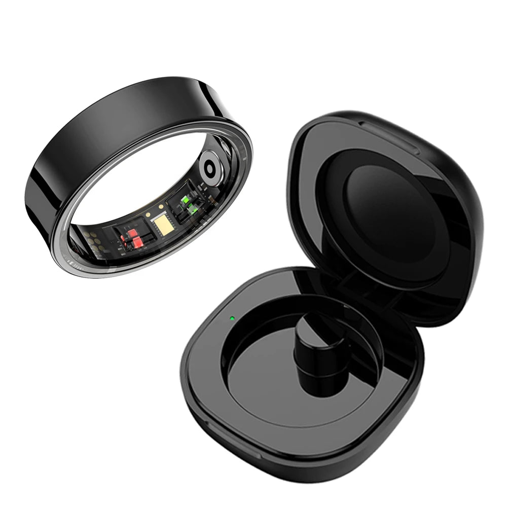 Wear your Health on one finger-track heart rate, sleep, temp and 10 sports, all week on a single charge.