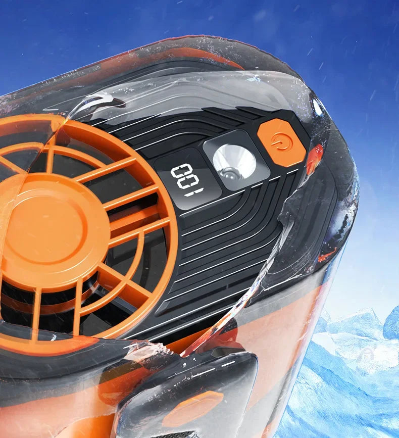 Portable Waist or Neck Hanging Fan / Rechargeable / Indoor & OutdoorUse