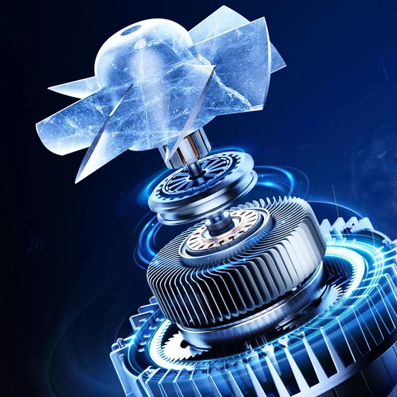 Portable Waist or Neck Hanging Fan / Rechargeable / Indoor & OutdoorUse