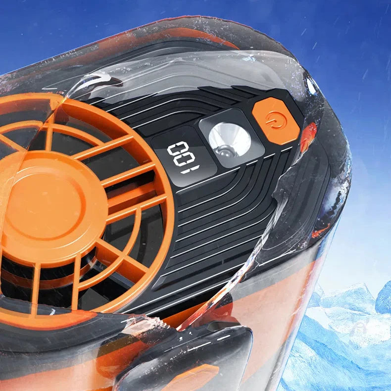 Portable Waist or Neck Hanging Fan / Rechargeable / Indoor & OutdoorUse