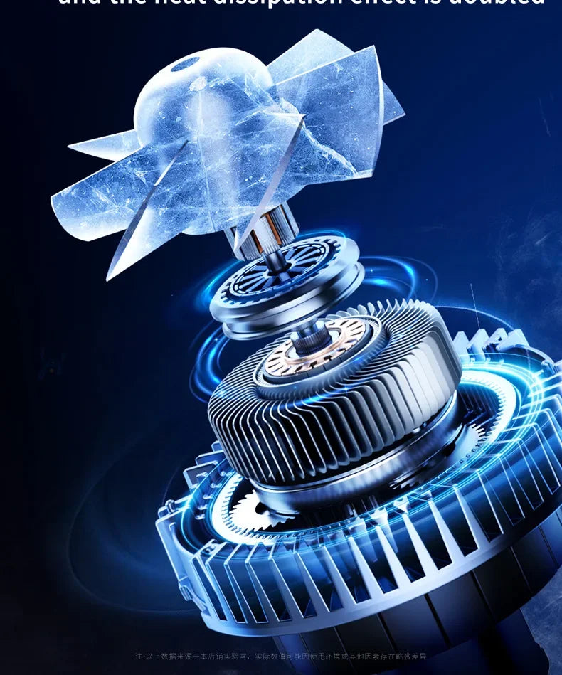 Portable Waist or Neck Hanging Fan / Rechargeable / Indoor & OutdoorUse