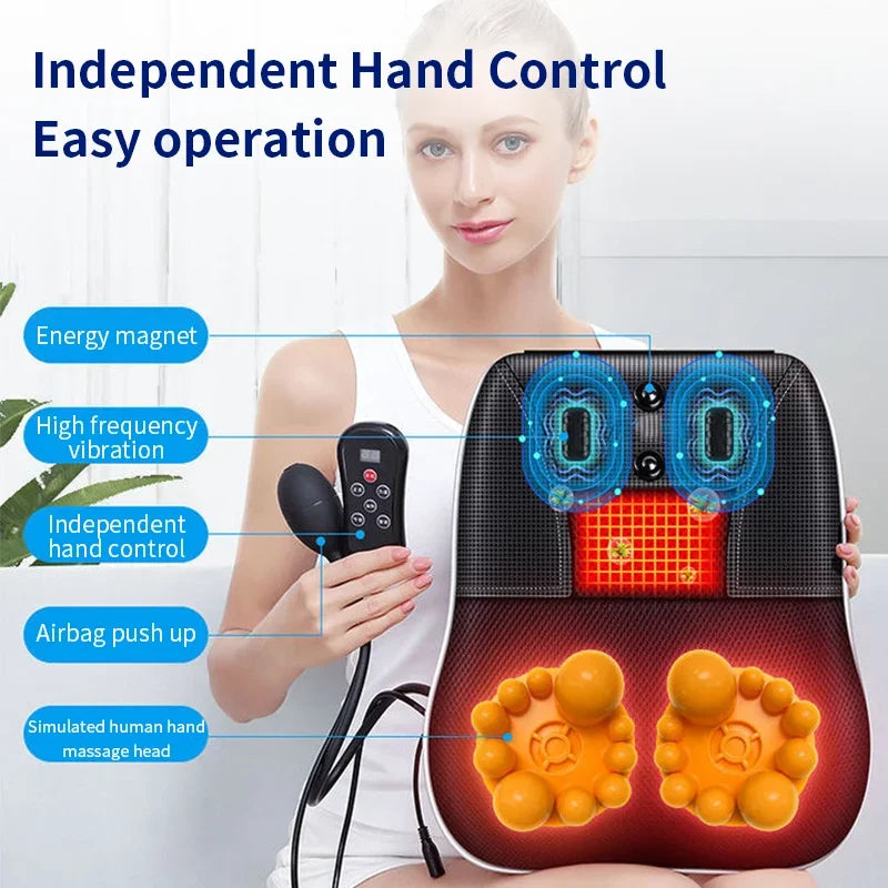 Body Massager with Heat and Vibration / Synchronous Support