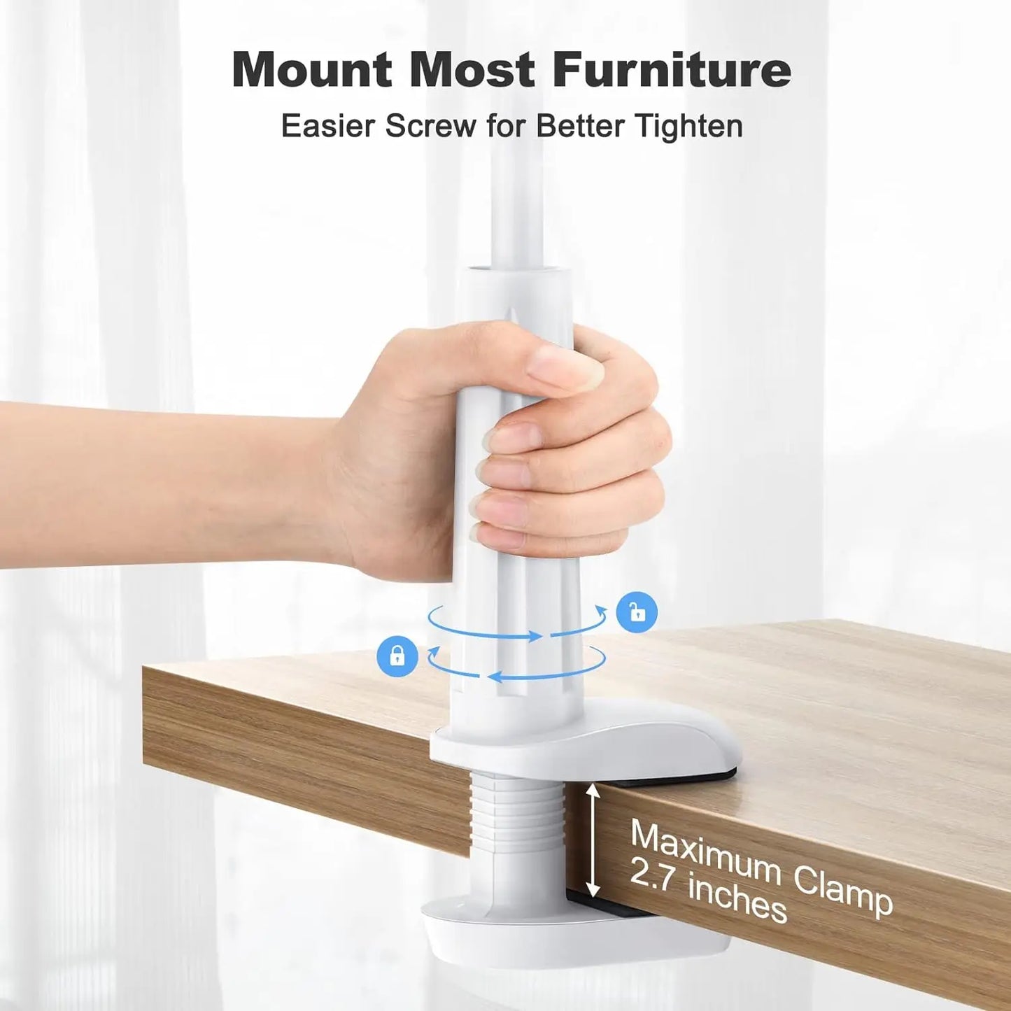 Phone Holder Stand Lazy Bracket Headrest Bed 360 Flexible Long Arms Clamp Mount For iPhone Samsung and 3.5~6.7" Device