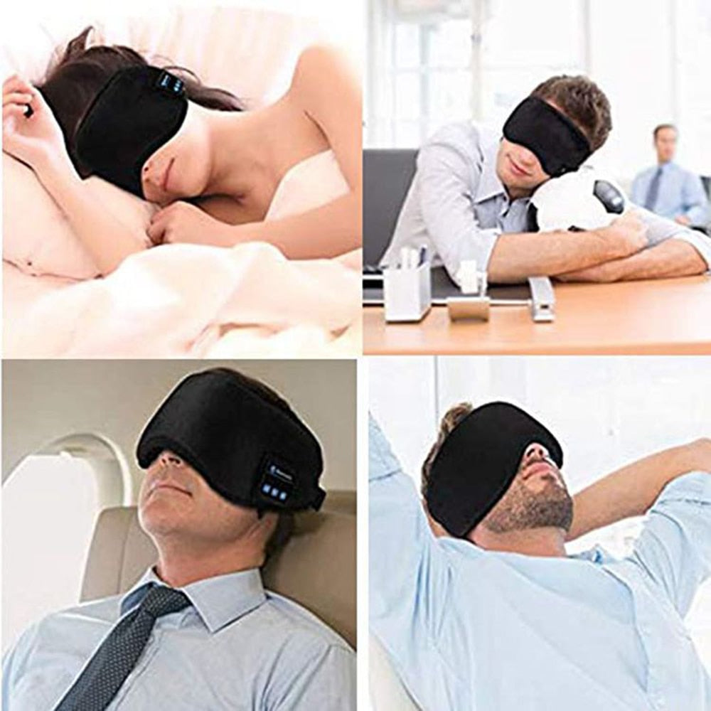 Sleeping Headphones / Eye Mask for Sleep / Bluetooth Headband with Soft Elastic / Comfortable Wireless Music