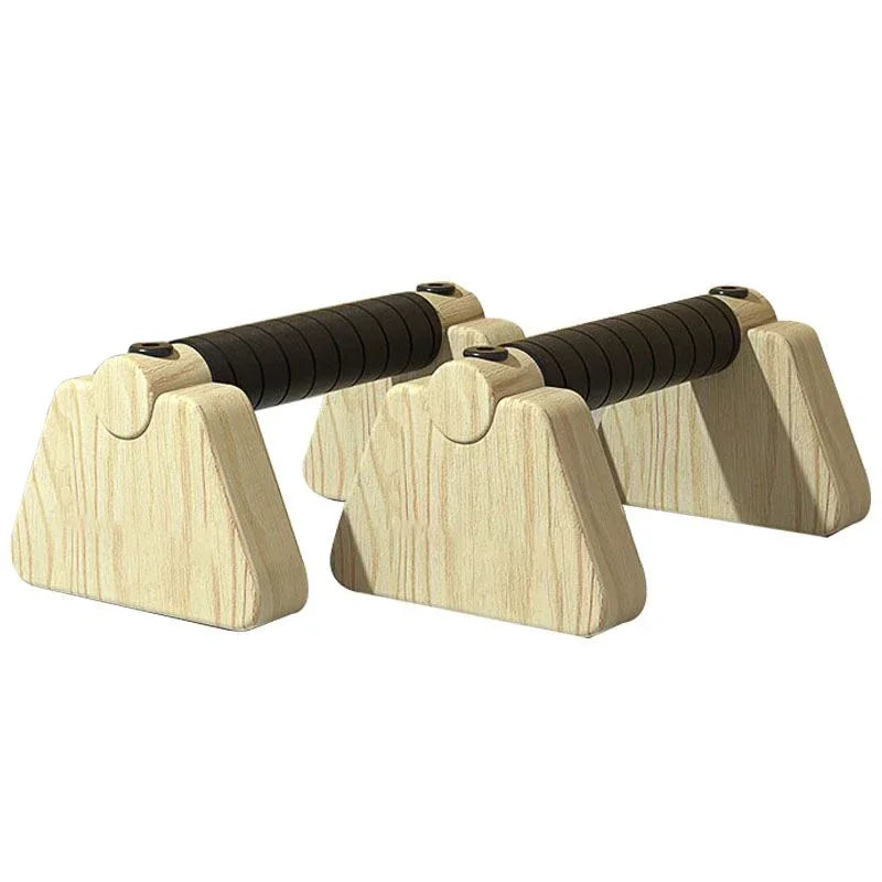Push Up Russian Stand and Parallel Bars / Inverted Stand / Solid Wood Strength Training Equipment